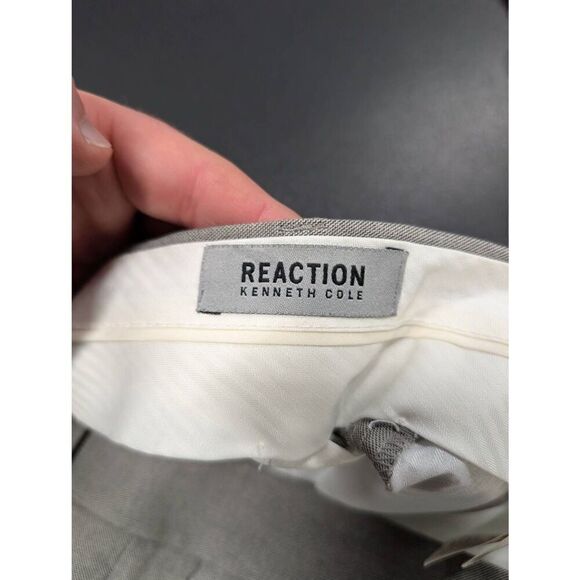 Reaction Kenneth Cole Light Gray Men's 38x 30 - Picture 5 of 6